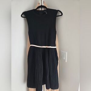 Ted Baker Black Sleeveless Dress with Belt